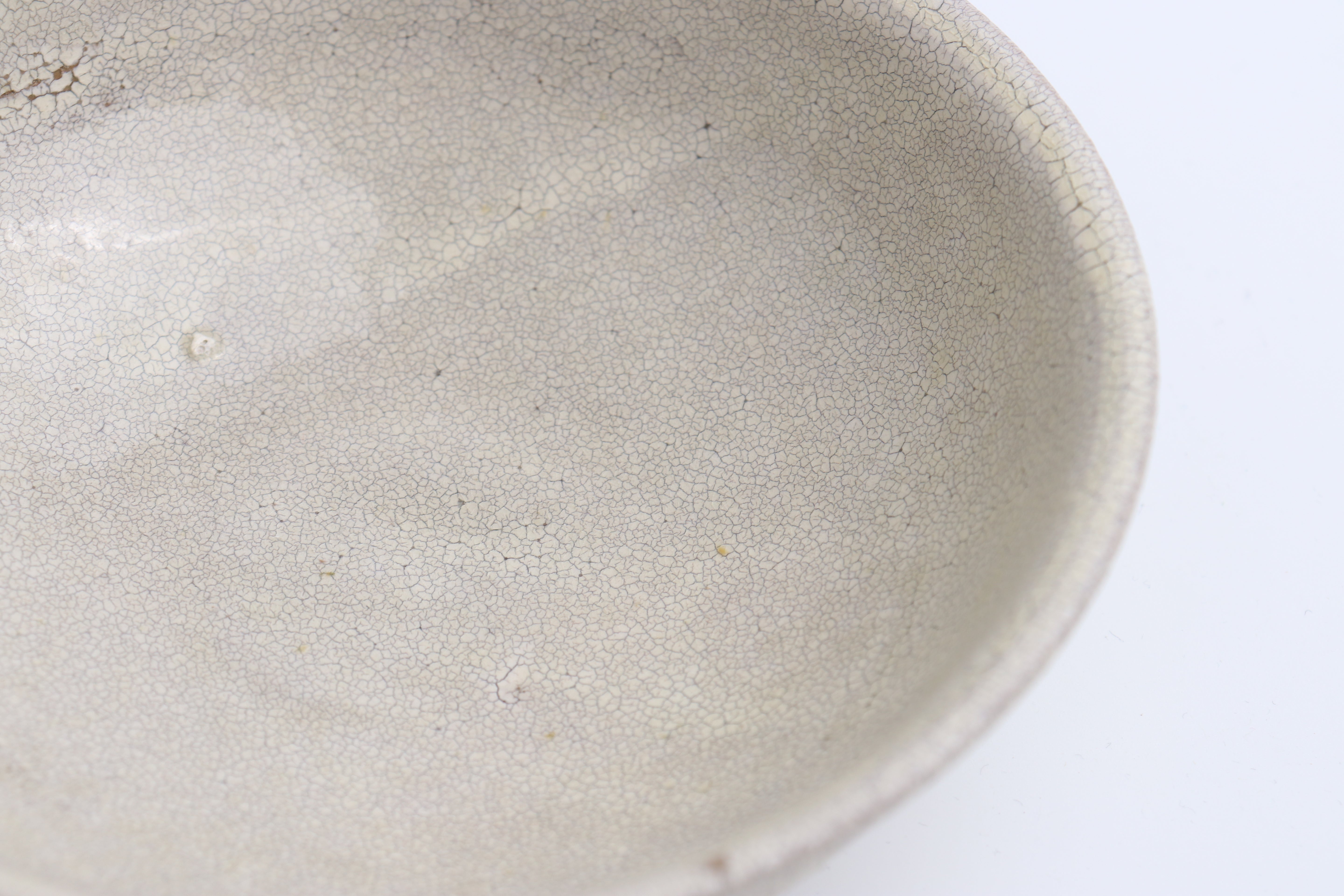 Serving Bowl (White Shirohibite Glaze) – Atsushi Ogata