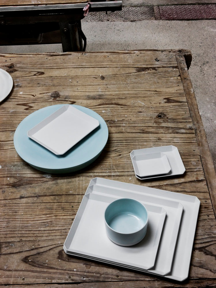TY"Standard" Square Plate plain Gray 200-1616 / arita japan-YUGEN ONLINE STORE