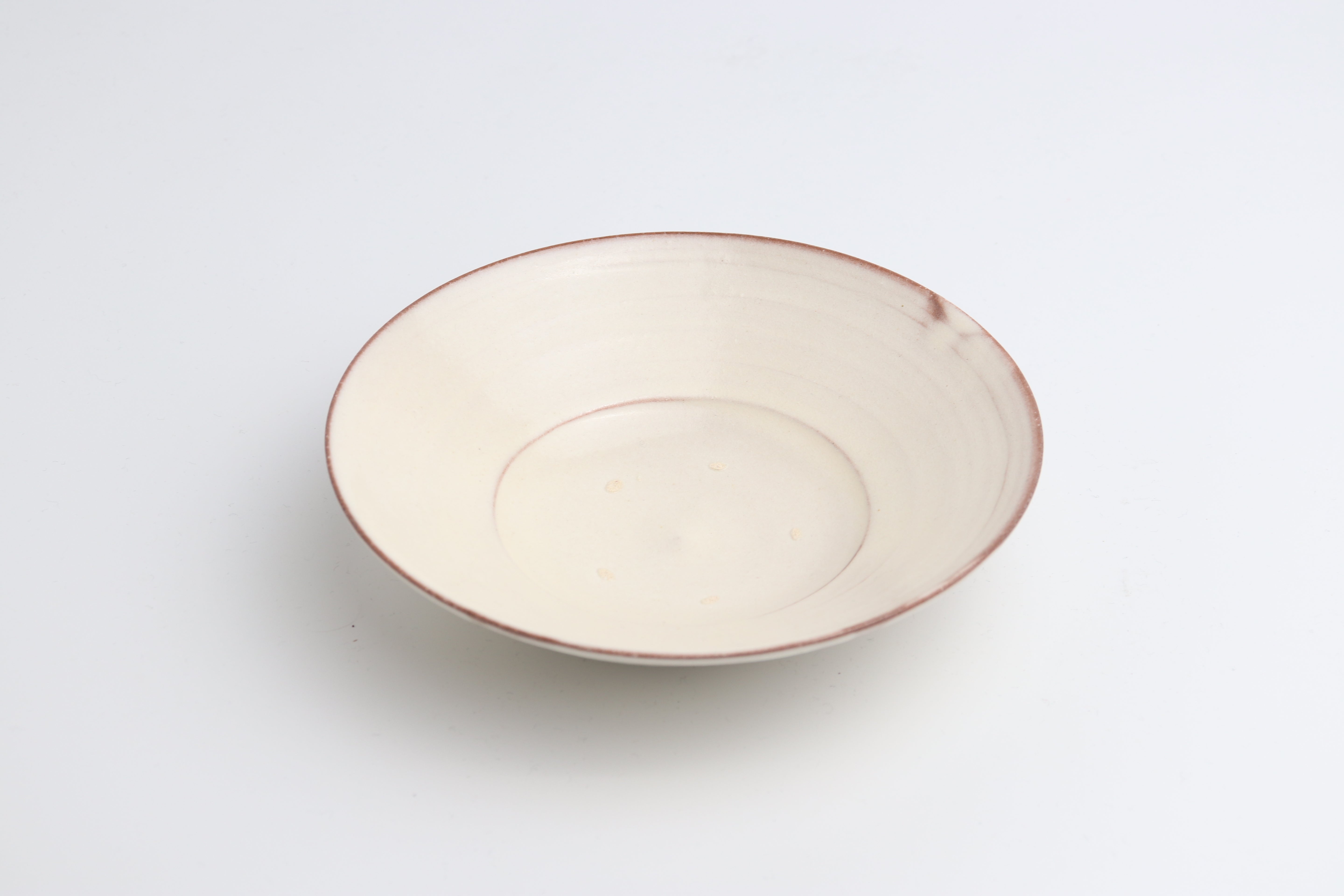 Fuminari Araga dish with brim 18cm